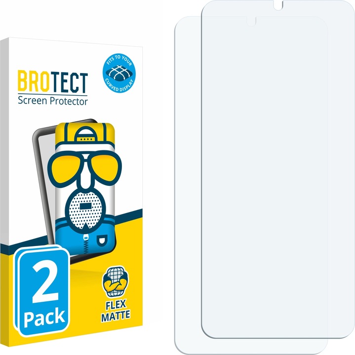 Produktbild BROTECT Fullscreen Schutzfolie Displayschutz Folie Matt Entspiegelungsfolie (2 Stück, Xiaomi Redmi 13C)