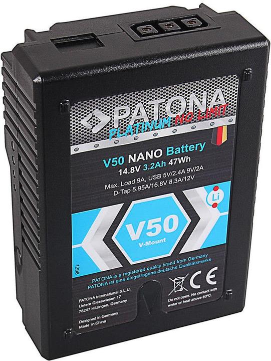 Produktbild Patona V50 Nano (Kamera Akku)