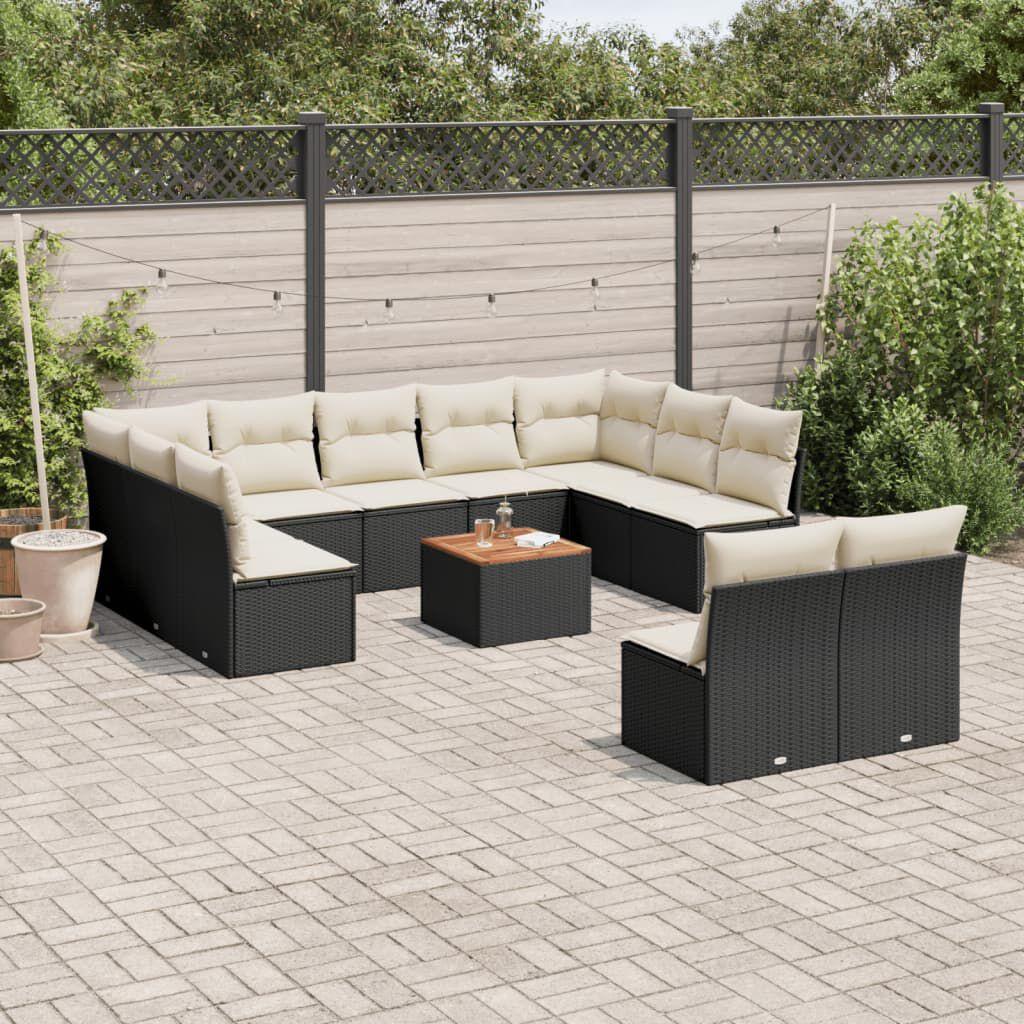 Thumbnail - VidaXL, Gartenlounge, 10-tlg. Garten-Lounge-Set mit Kissen