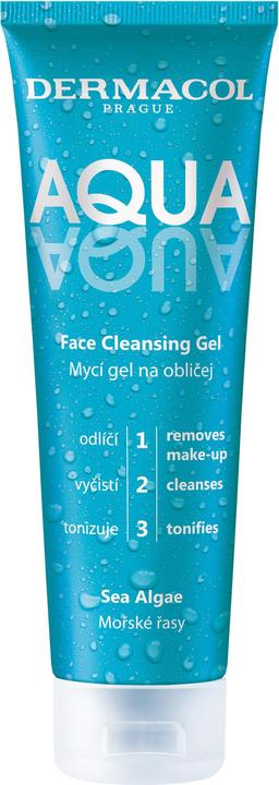 Actual product image Dermacol Aqua Face Cleansing Gel - Facial Cleansing Gel (Cleansing Foam, 150 ml)