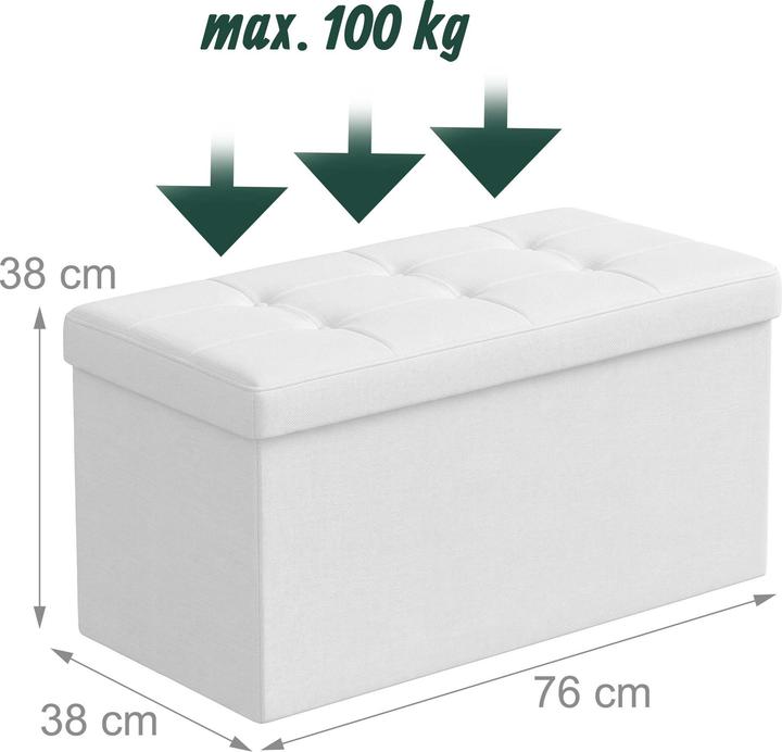 Immagine prodotto Relaxdays panca (76 cm)