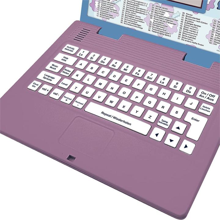 Actual product image Lexibook Learning laptop Stitch DE/ENG with 124 activities Blue/purple (German, English)