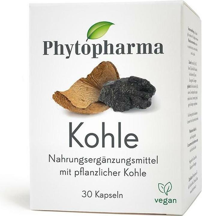 Actual product image Phytopharma Coal caps (30 pcs., Capsules, 30 g)