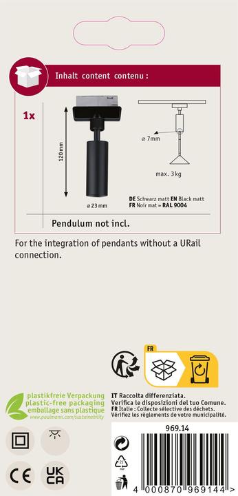 Image du produit Paulmann Adaptateur universel de pendentif