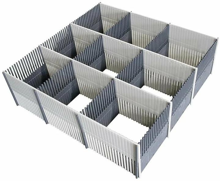 Produktbild Purvario Stauleisten 100 MAXXI 8-teilig, Lichtgrau/Anthrazit