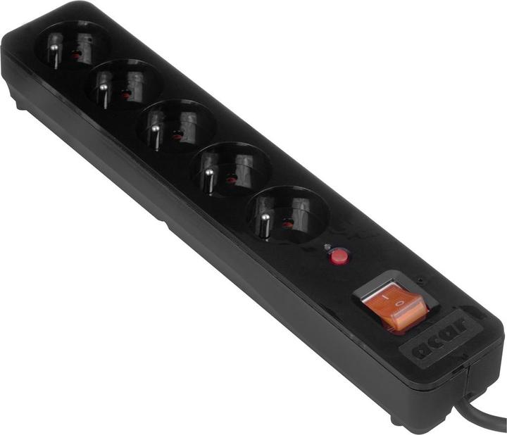 Acar X5 Extension Cable 5 AC Outputs Indoor (5x, CEE 7/5, 5 m)