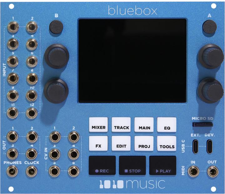 Actual product image 1010music bluebox Eurorack Edition (Studio- and Livemixer)