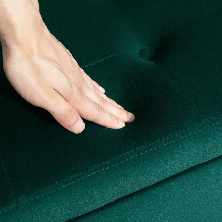 Image du produit Homcom Sitzbank Polyester, Schaumstoff Grün (42 cm)