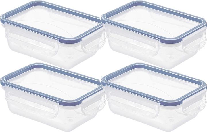 Image du produit Rotho Lot de 4 boîtes pour réfrigérateur 0,5 l CLIC & LOCK (0.50 l)