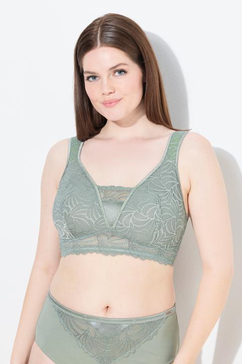 Produktbild Ulla Popken Bralette, Spitze, ohne Bügel, Cup B - F (95 D)