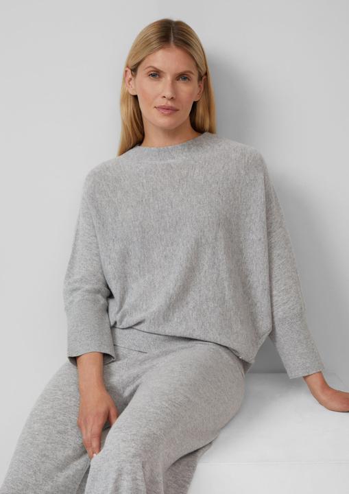 Produktbild s.Oliver Strickpullover Pullover aus Kaschmirmix mit Fledermausärmeln (40)