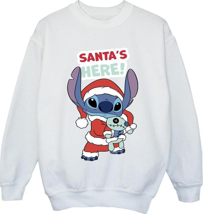 Produktbild Disney Lilo & Stitch Santa's Here Sweatshirt Mädchen (104)