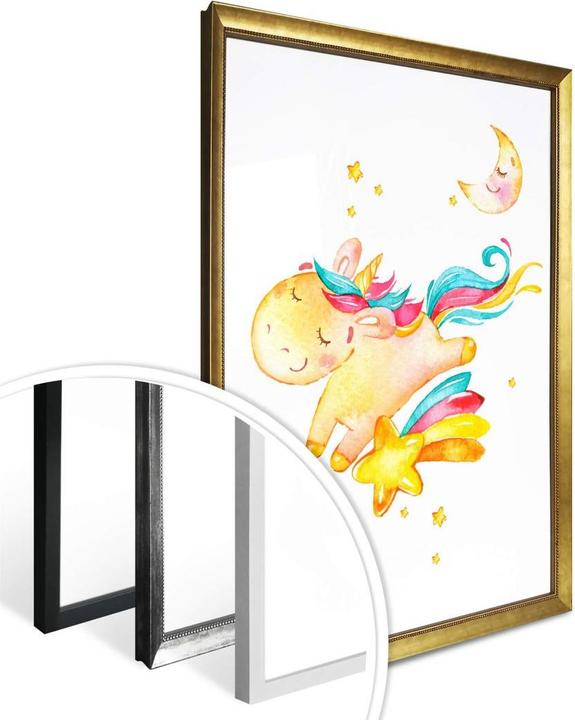 Actual product image Trenddeko Shiny the Unicorn (30 x 40 cm)