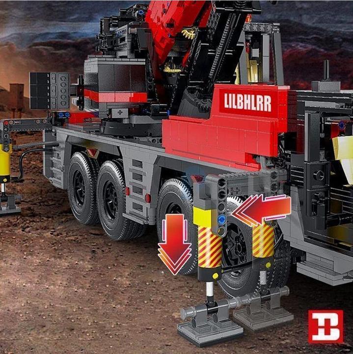 Actual product image Happy Build Mobile crane