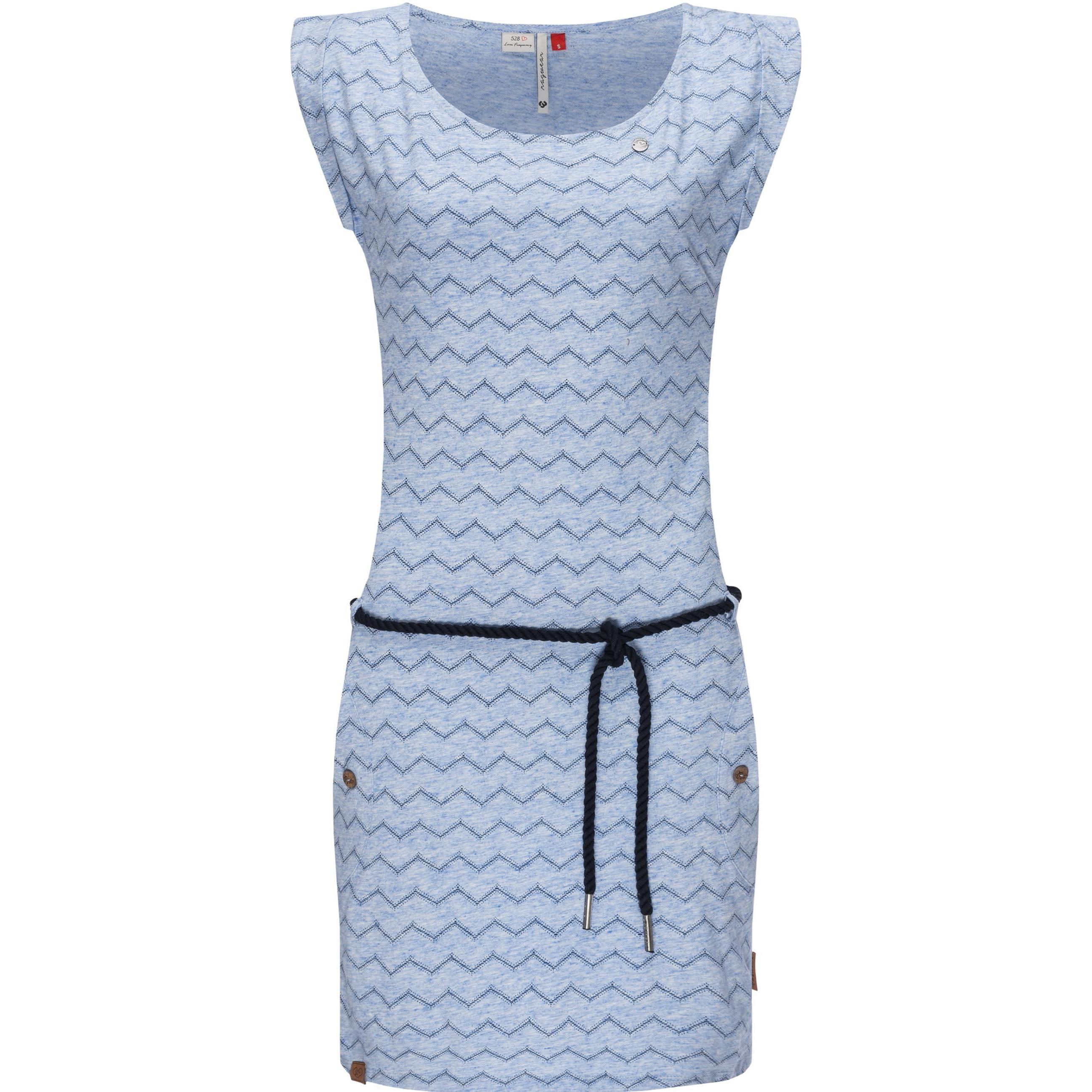 Ragwear, Damen, Kleider, Tag Chevron Intl., Blau, (XXL)