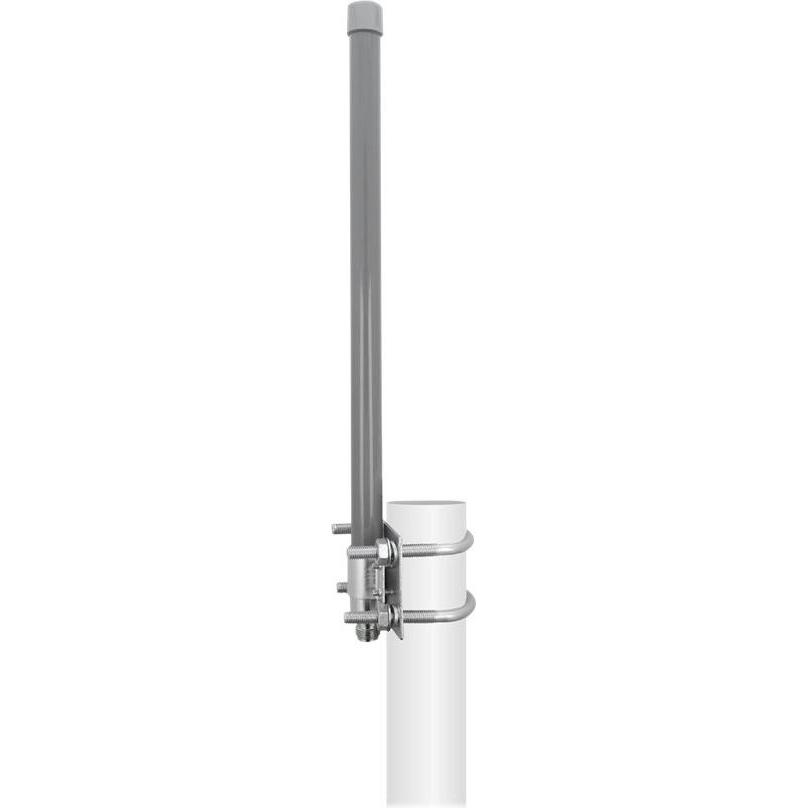 Delock 433 MHz Antenne N Buchse 2 dBi 40 cm omnidirektional starr outdoor grau, Netzwerkantenne