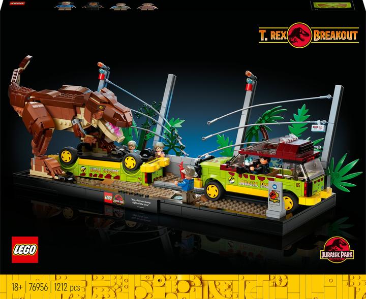Produktbild LEGO Ausbruch des T. Rex (76956, LEGO Seltene Sets)