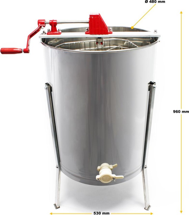 Actual product image Wiltec Manual honey extractor