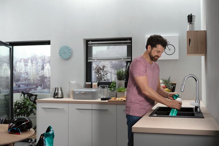 Image du produit hansgrohe Focus M42 Mitigeur Cuisine 220, douchette extractible, 2 jets