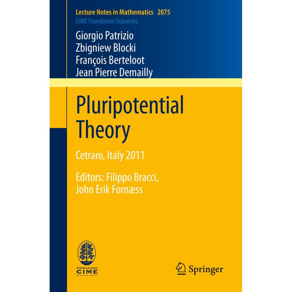 Pluripotential Theory, Fachbücher von François Berteloot