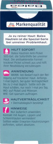 Produktbild dm Balea SOS Hautrein (Reinigungsgel, 15 ml)