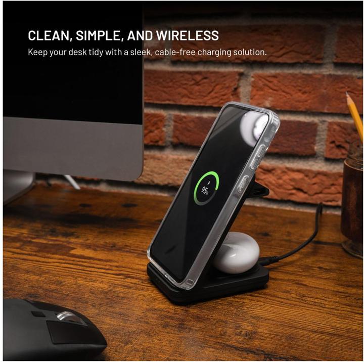 Actual product image Fixed - Powerstation Uni (FIXPOS-U-BK) - Universal, 3in1, 20W - Black (15 W)