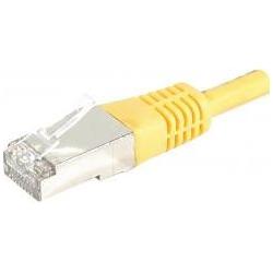 Exertis Connect Patchkabel S/FTP, PiMF, CAT.6, gelb, 15,0 m Patchkabel mit besonders schmalem Knickschutz (S/FTP, CAT6, ...