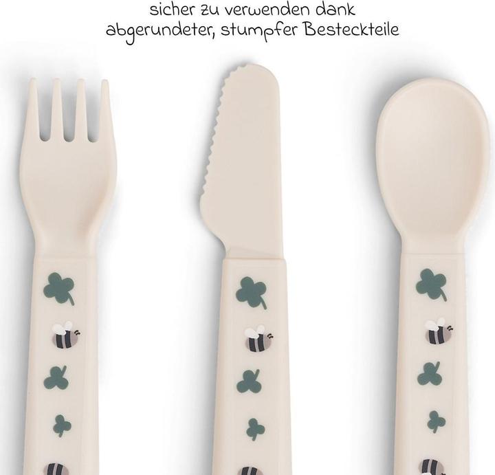 Produktbild Done by Deer Esslernbesteck 3-tlg. Besteck-Set Foodie - Tiny Farm -