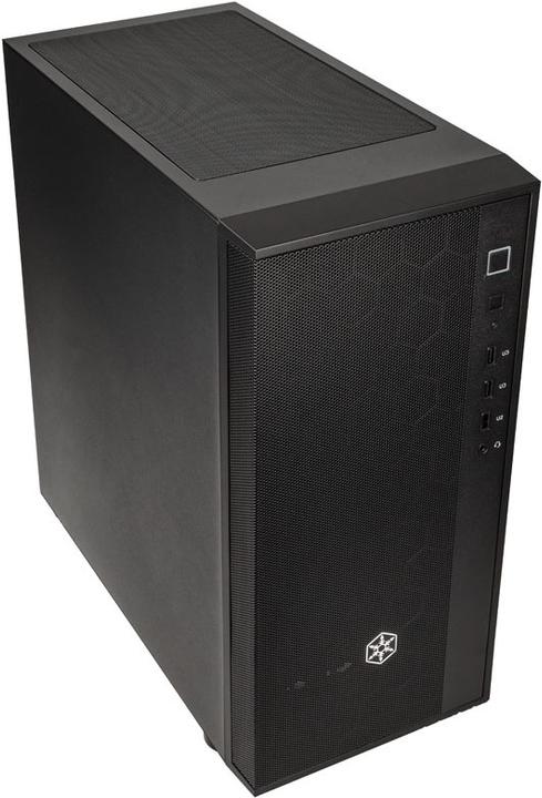 Produktbild Silverstone SST-FAR1B V2 - FARA R1 Tower ATX Computer Case, mesh front panel, black (ATX, mATX, Mini-ITX)