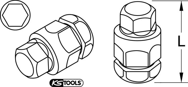 Produktbild KS Tools 503.8131 (Innensechsrund TX)