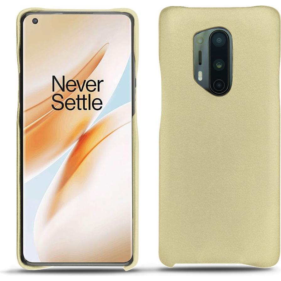 Noreve Lederschutzhülle (OnePlus 8 Pro), Smartphone Hülle, Beige