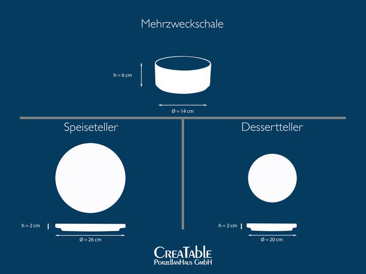 Actual product image CreaTable Futuro (4 pcs.)