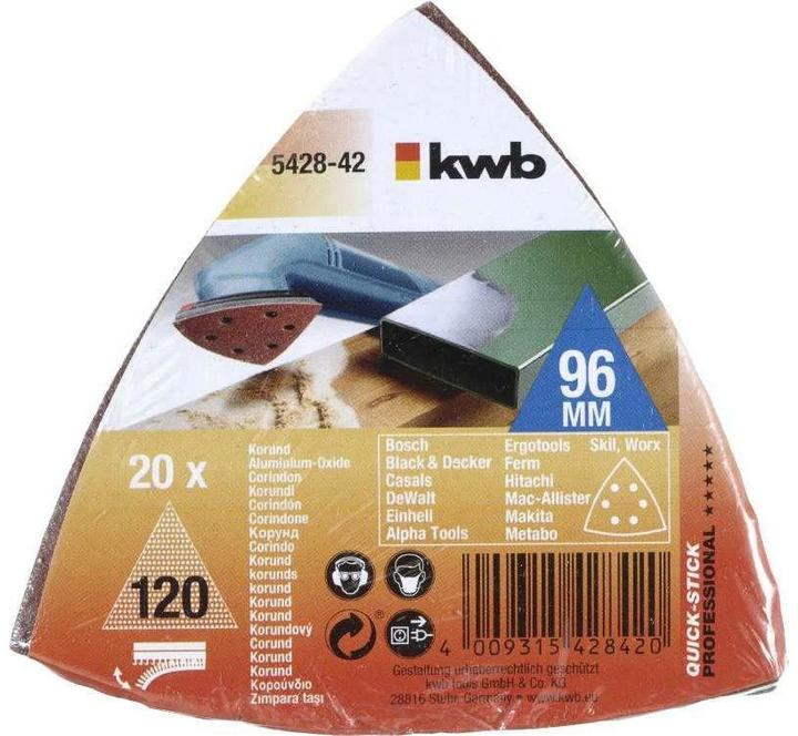 Actual product image kwb Delta Profi Pack K120 /20pcs (120)