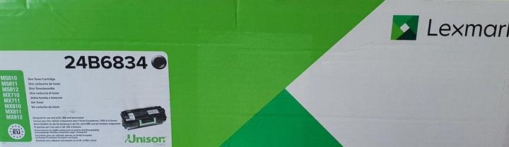 Actual product image Lexmark 24B6834 - Toner black - for MS810 811 812 MX710 711 810 - Toner unit (FC)