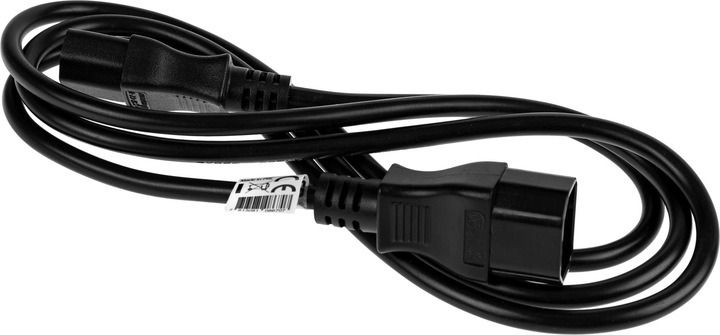 Actual product image Furber Extension cable C13-C14 1.5 m Black (1.50 m, C13, C14)