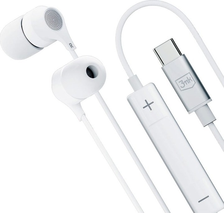 Produktbild 3MK Wired Earphones USB-C (keine Geräuschunterdrückung, Kabelgebunden)