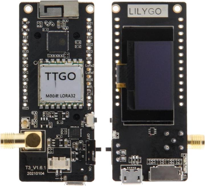 Produktbild Lilygo TTGO LoRa32 433MHz 0.96 Inch OLED Display mit LoRa, Bluetooth und Wi-Fi