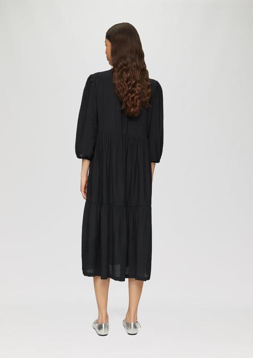 Actual product image S.Oliver Kleid Strukturiertes Midikleid aus Viskosemix (32)