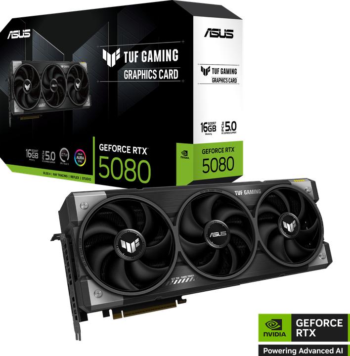 Actual product image ASUS TUF Gaming GeForce RTX 5080 (16 GB)