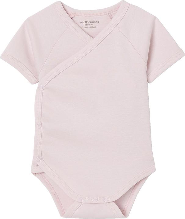 Produktbild Vertbaudet Bio-Kollektion: 5er-Pack Baby Wickelbodys mit kurzen Ärmeln (56)