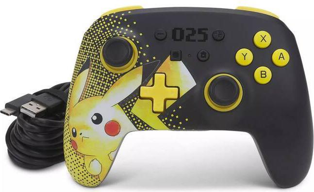 Produktbild PowerA Enhanced Wireless Switch Controller - Pikachu 025 (Switch Lite, Switch)