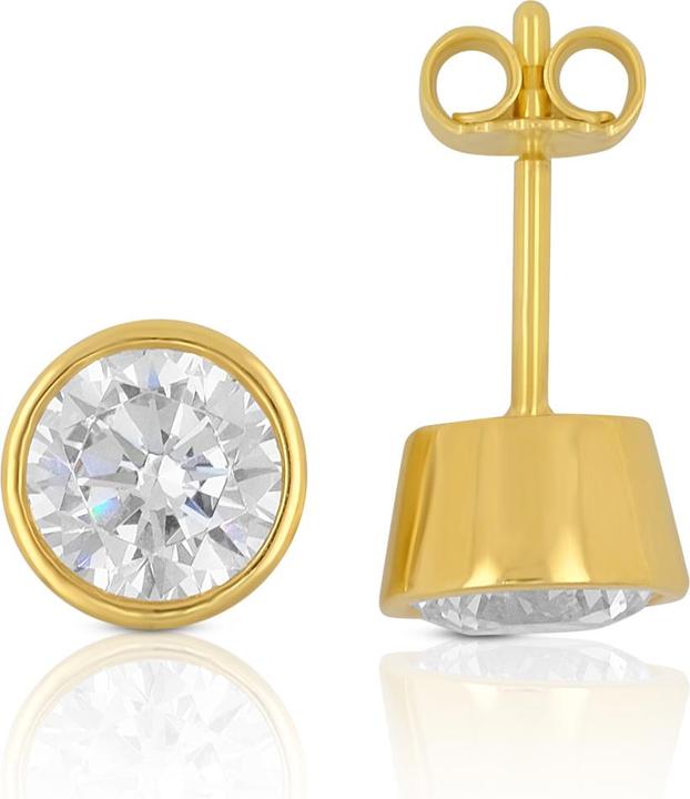 Image du produit Muau Boucles d'oreilles (750/18 K Or jaune)