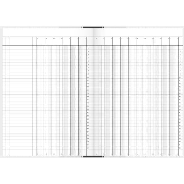 Thumbnail - König & Ebhardt, Formular, Spaltenbuch A4 16 Spalten 96 Blatt (96 x)