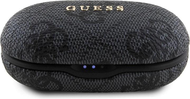 Actual product image Guess True Wireless 4G PU Metal Logo Earphones - black (5 h, Wireless)