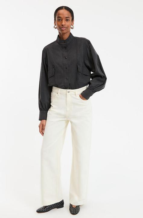 Immagine prodotto La Redoute Collections Bluse mit Stehkragen (XL)