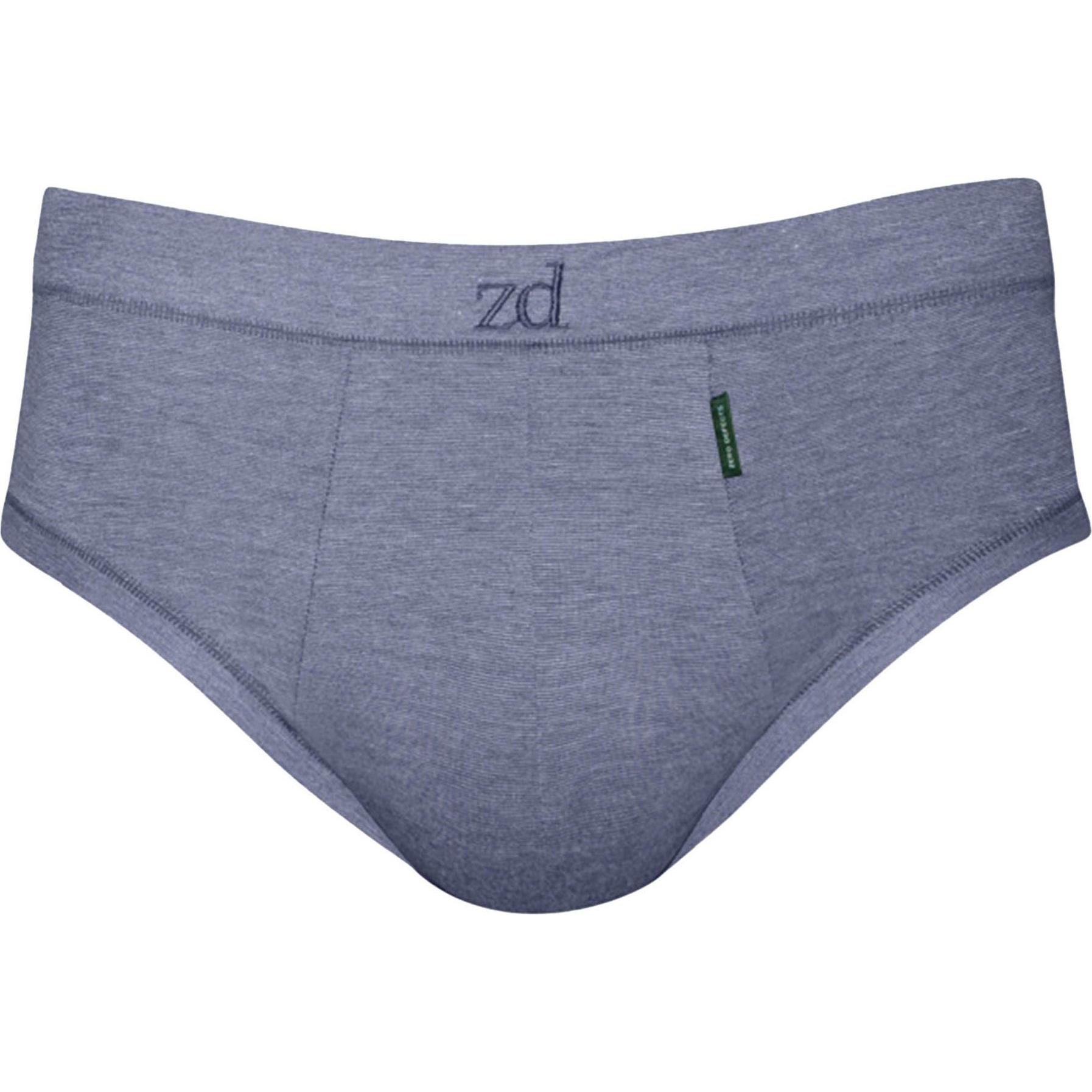 Zd Zero Defects, Herren, Unterhosen, Slip Casual Bequem sitzend, Blau, (XL, Einzelpack)