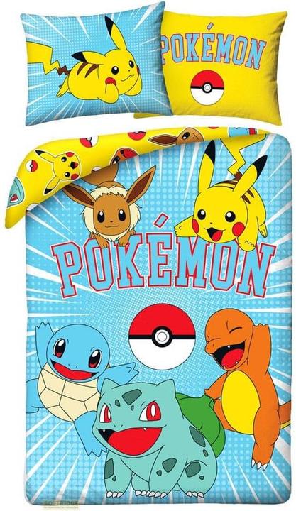 Halantex Pokémon Bettwäsche Ver. 14 140 x 200 cm / 70 x 90 cm