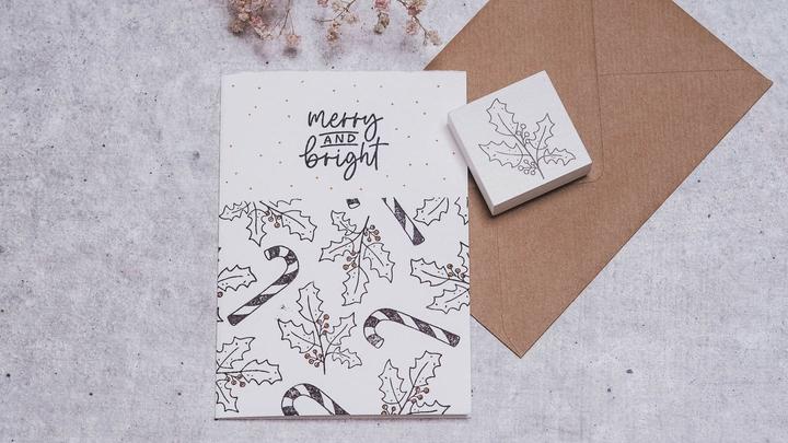 Actual product image May & Berry M&B holly branch