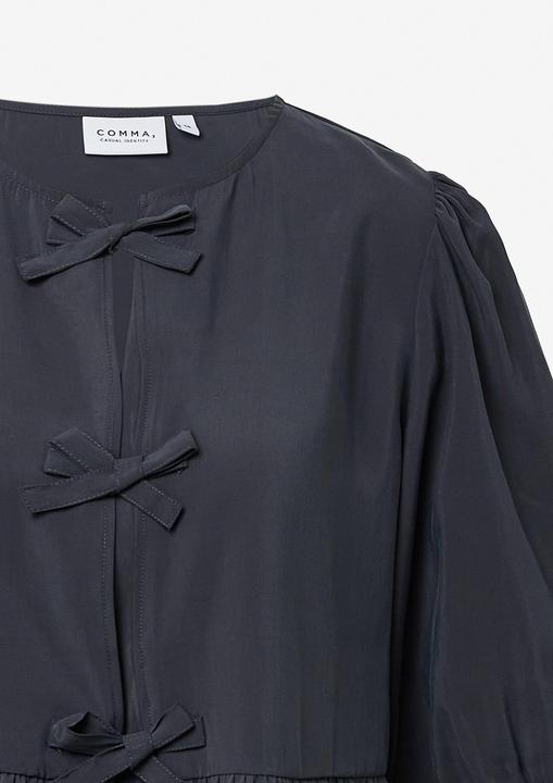 Immagine prodotto Comma Bluse Feminine Nylonbluse mit Schleifendetails & Volant (32)