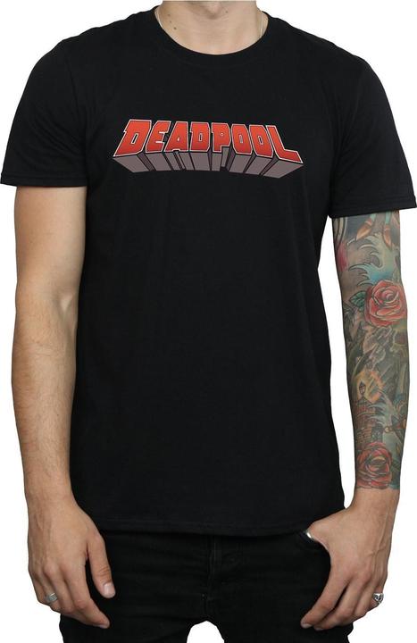 Produktbild Deadpool Text Logo TShirt (S)